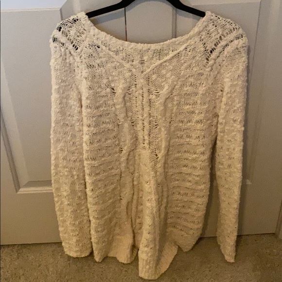 Cream pullover sweater from Anthro - Picture 2 of 2